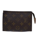 LOUIS VUITTON Monogram Poche Toilette 15 Pouch M47546 LV Auth 78953-13