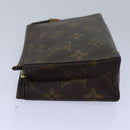 LOUIS VUITTON Monogram Poche Toilette 15 Pouch M47546 LV Auth 78953-3