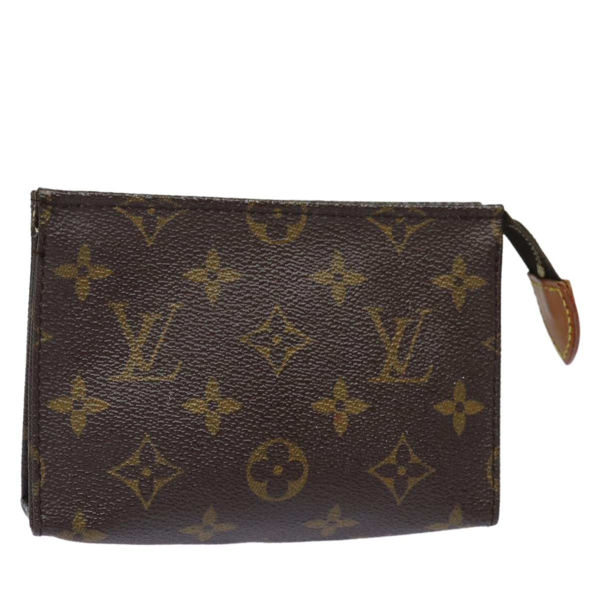 LOUIS VUITTON Monogram Poche Toilette 15 Pouch M47546 LV Auth 78976