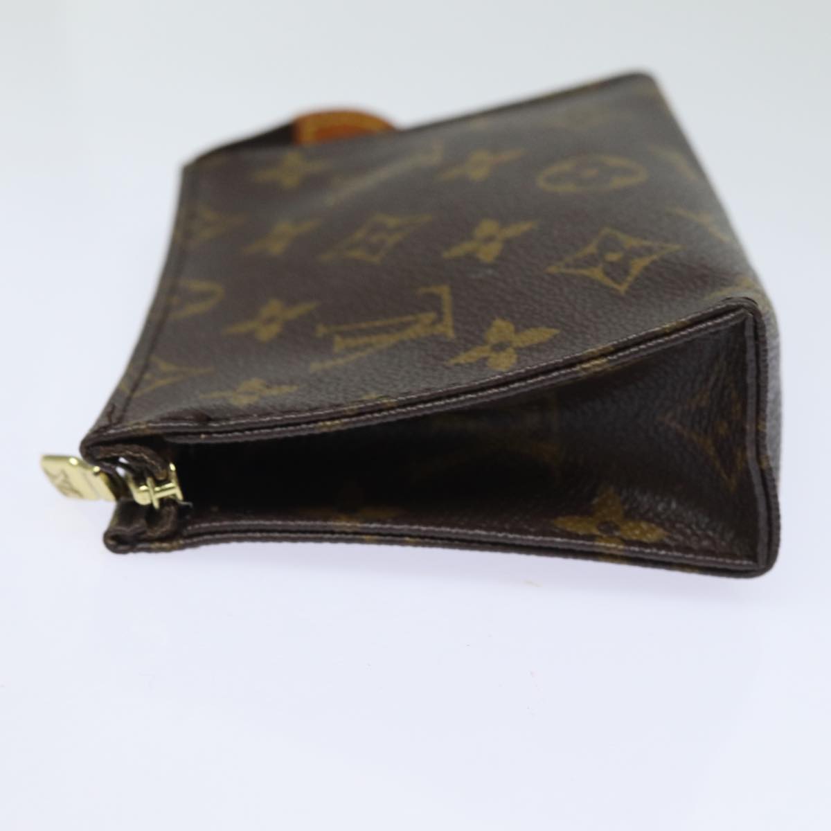 LOUIS VUITTON Monogram Poche Toilette 15 Pouch M47546 LV Auth 78976