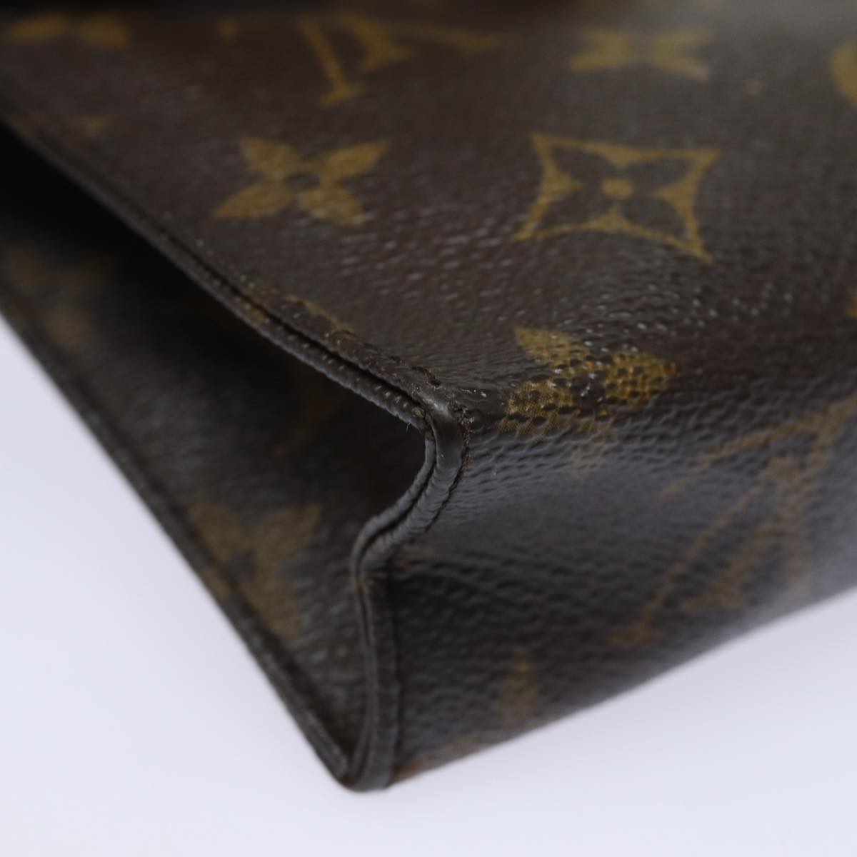 LOUIS VUITTON Monogram Poche Toilette 15 Pouch M47546 LV Auth 78977