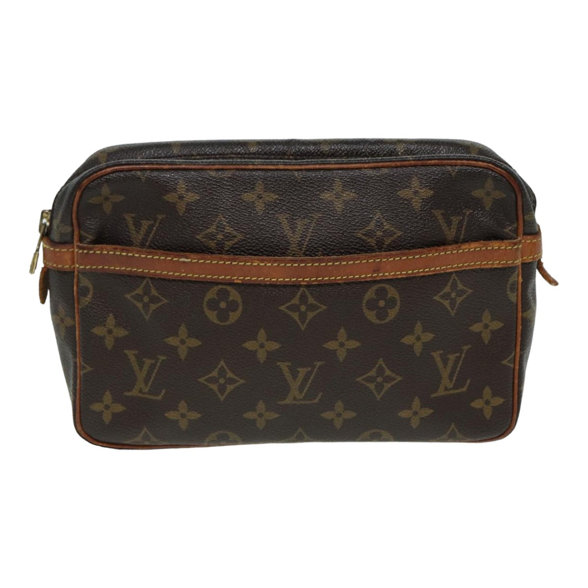 LOUIS VUITTON Monogram Compiegne 23 Clutch Bag M51847 LV Auth 78980