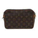 LOUIS VUITTON Monogram Compiegne 23 Clutch Bag M51847 LV Auth 78980-2