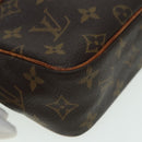 LOUIS VUITTON Monogram Compiegne 23 Clutch Bag M51847 LV Auth 78980-14