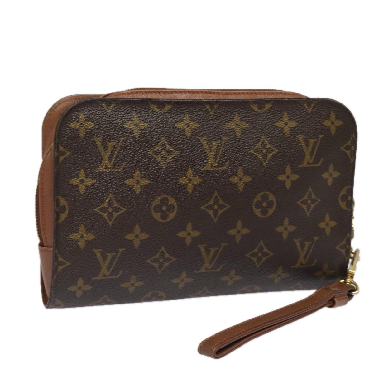 LOUIS VUITTON Monogram Orsay Clutch Bag M51790 LV Auth 78981