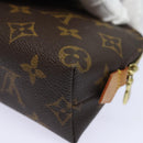 LOUIS VUITTON Monogram Pochette Cosmetic PM Cosmetic Pouch M47515 LV Auth 78984-16