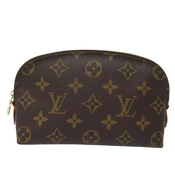 LOUIS VUITTON Monogram Pochette Cosmetic PM Cosmetic Pouch M47515 LV Auth 78984