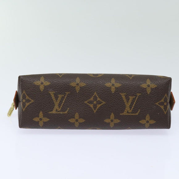 LOUIS VUITTON Monogram Pochette Cosmetic PM Cosmetic Pouch M47515 LV Auth 78984