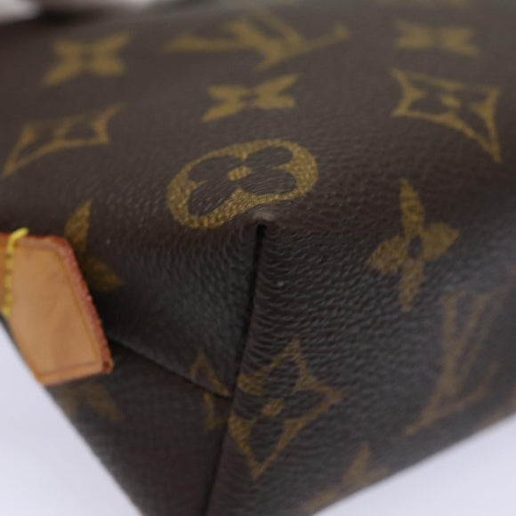 LOUIS VUITTON Monogram Pochette Cosmetic PM Cosmetic Pouch M47515 LV Auth 78984