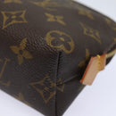 LOUIS VUITTON Monogram Pochette Cosmetic PM Cosmetic Pouch M47515 LV Auth 78984-14