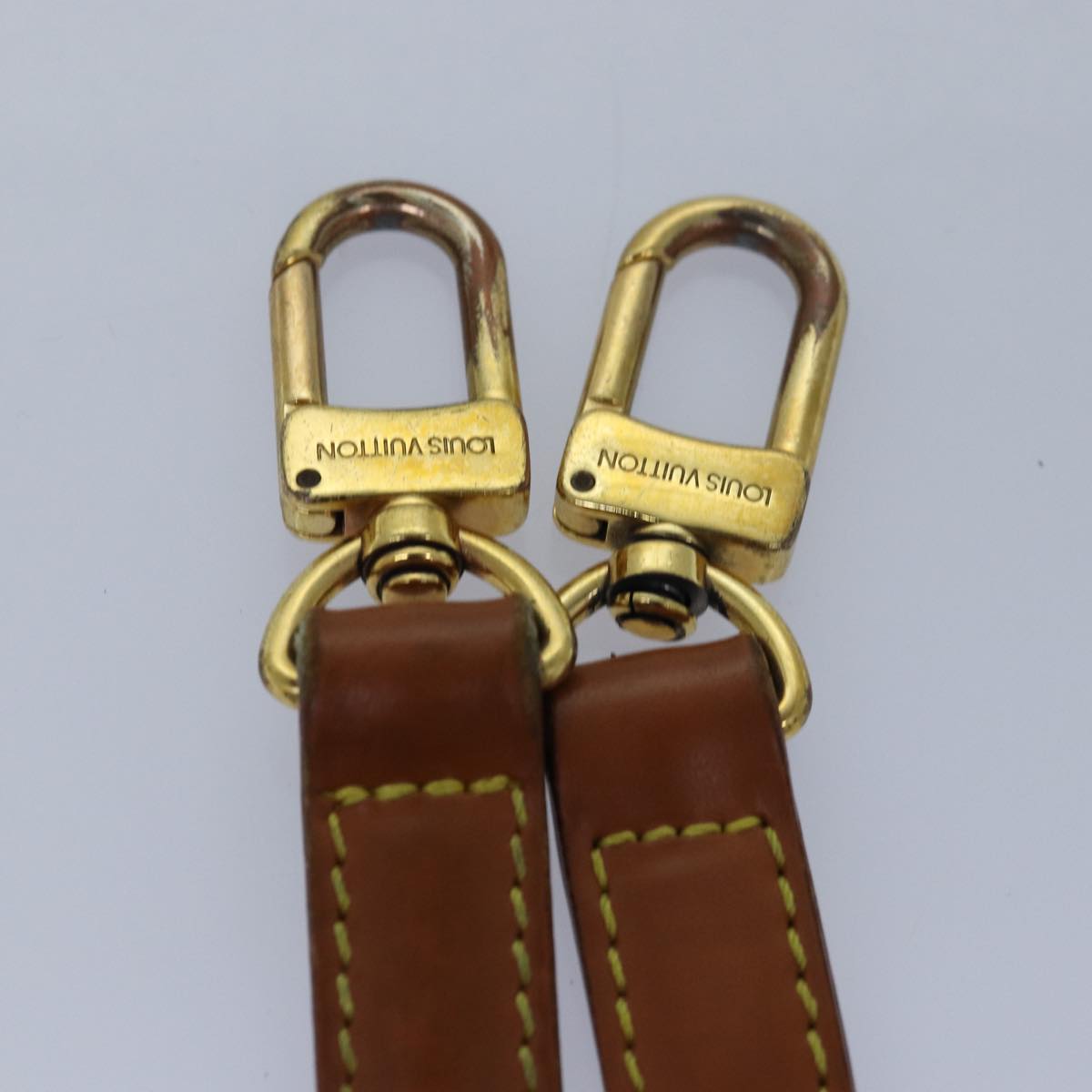 LOUIS VUITTON Epi Adjustable Strap 37.4""-44.5"" Zipangu Gold LV Auth 78985