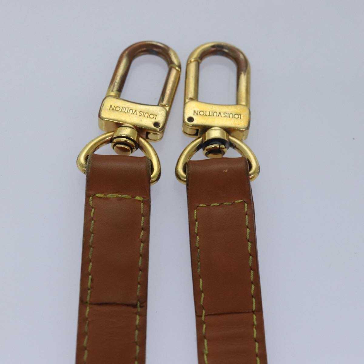 LOUIS VUITTON Epi Adjustable Strap 37.4""-44.5"" Zipangu Gold LV Auth 78985