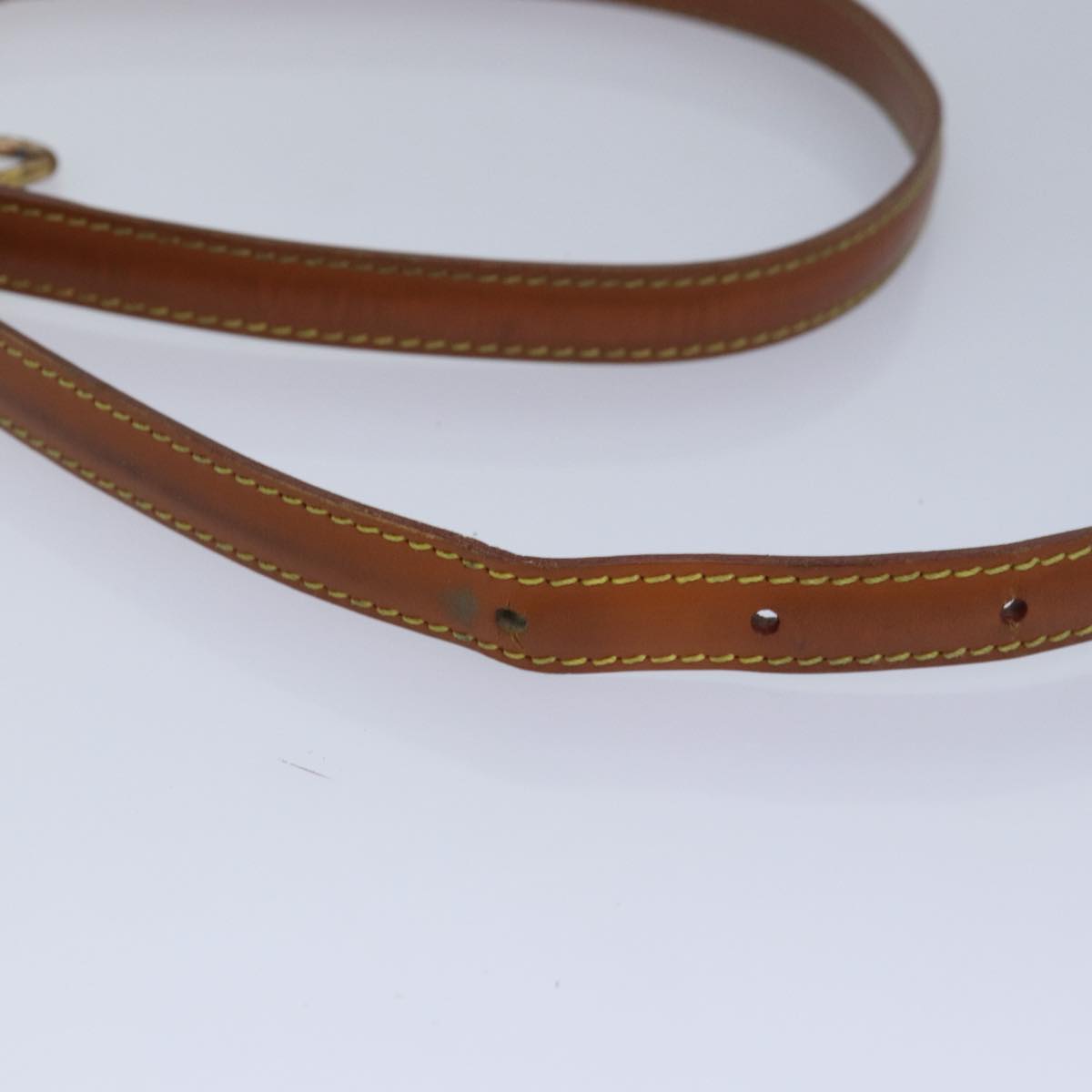 LOUIS VUITTON Epi Adjustable Strap 37.4""-44.5"" Zipangu Gold LV Auth 78985