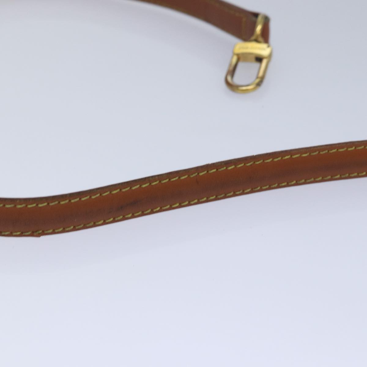 LOUIS VUITTON Epi Adjustable Strap 37.4""-44.5"" Zipangu Gold LV Auth 78985