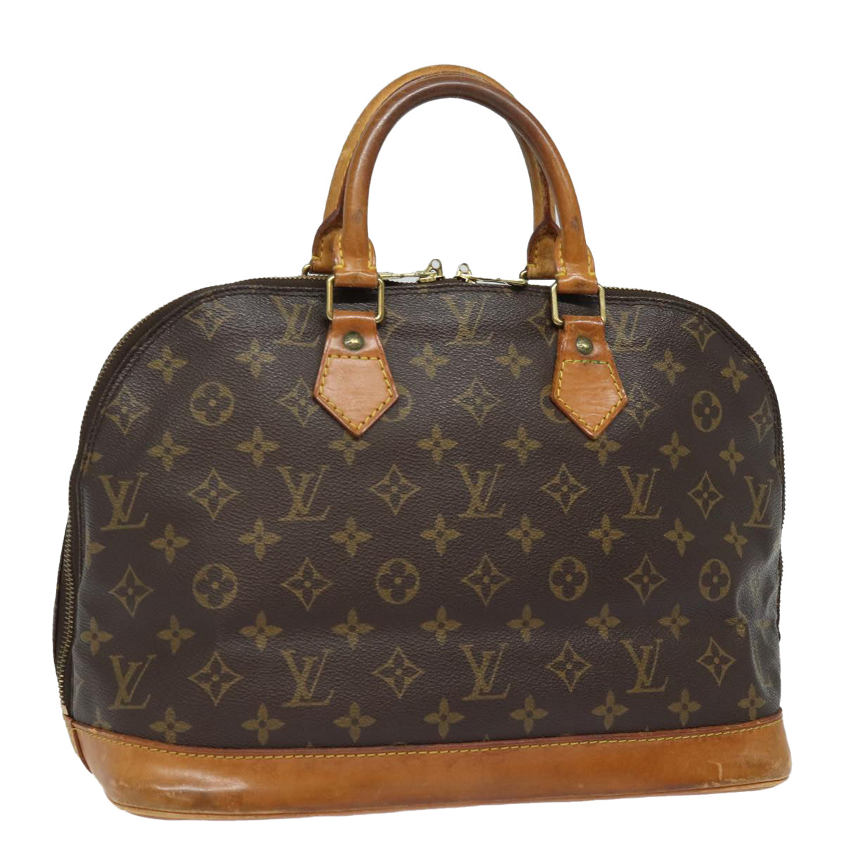 LOUIS VUITTON Monogram Alma Hand Bag M51130 LV Auth 78988