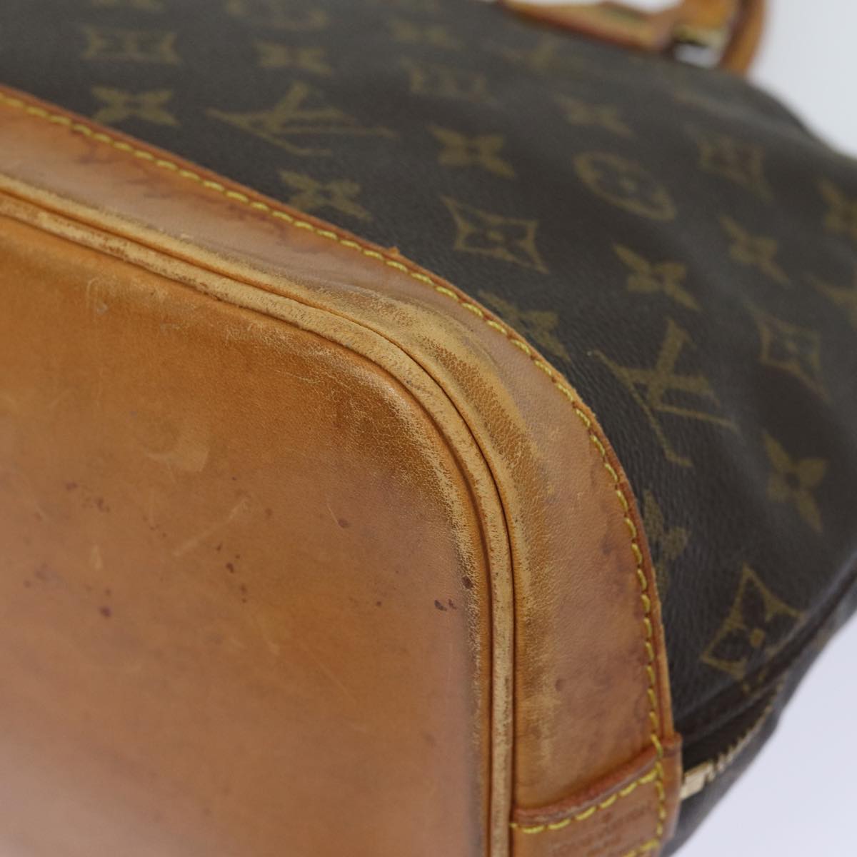 LOUIS VUITTON Monogram Alma Hand Bag M51130 LV Auth 78988