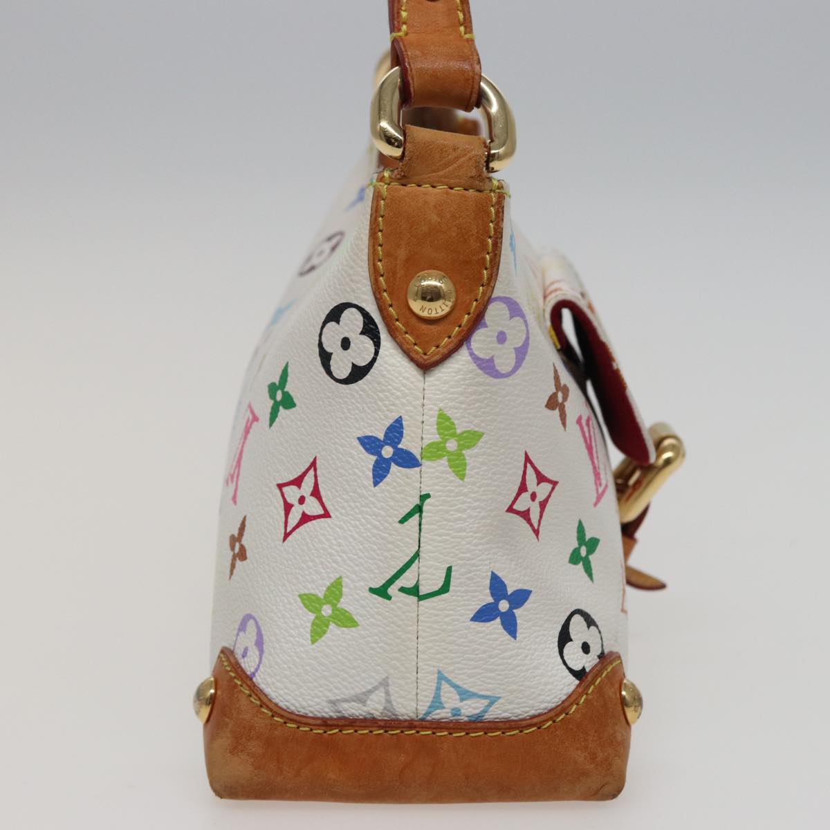 LOUIS VUITTON Monogram Multicolor Eliza Shoulder Bag White M40098 LV Auth 79025