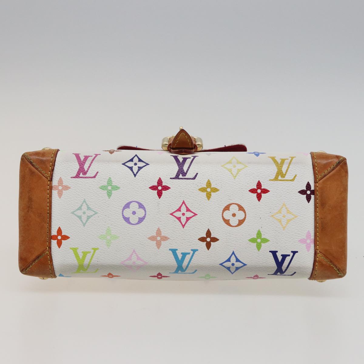 LOUIS VUITTON Monogram Multicolor Eliza Shoulder Bag White M40098 LV Auth 79025