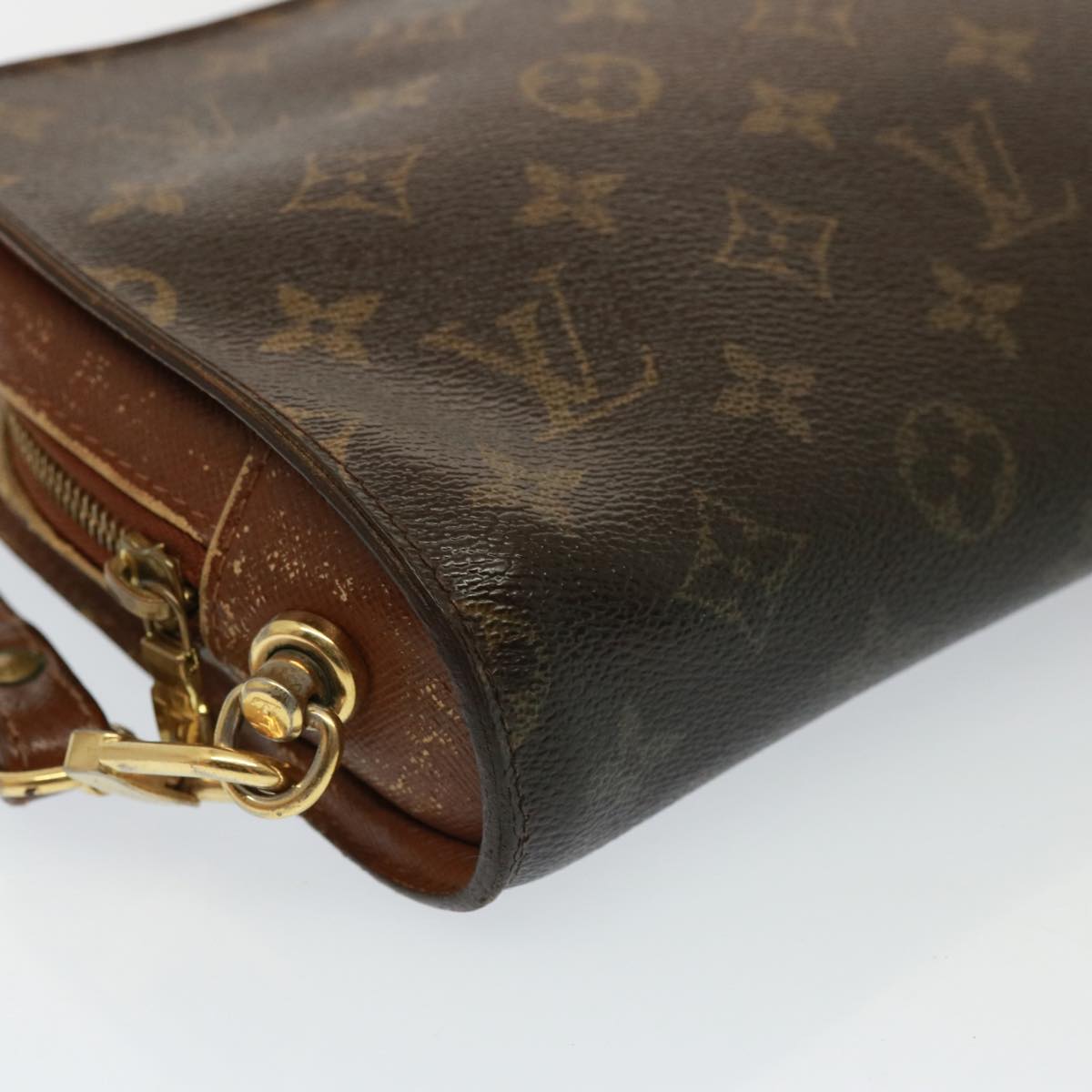 LOUIS VUITTON Monogram Orsay Clutch Bag M51790 LV Auth 79034