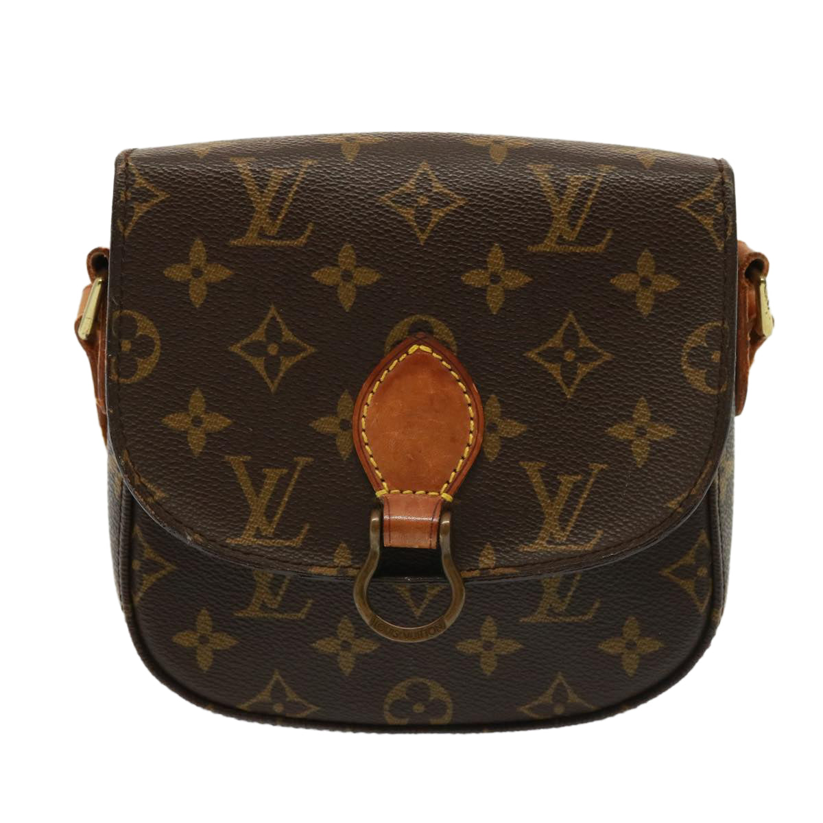 LOUIS VUITTON Monogram Saint Cloud PM Shoulder Bag M51244 LV Auth 79040