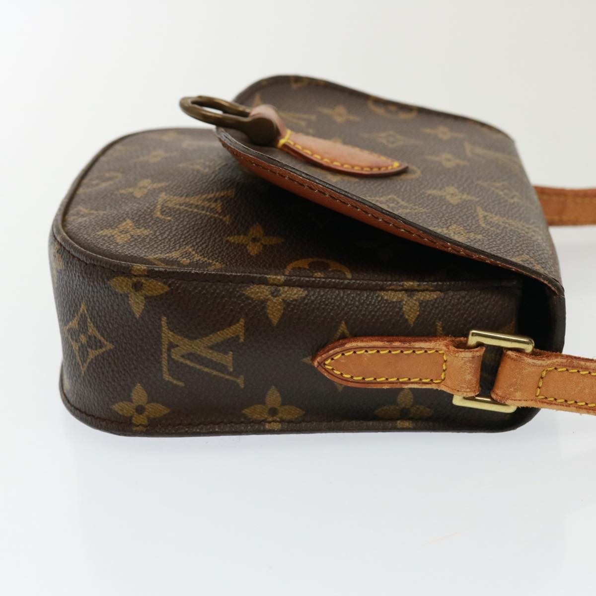 LOUIS VUITTON Monogram Saint Cloud PM Shoulder Bag M51244 LV Auth 79040