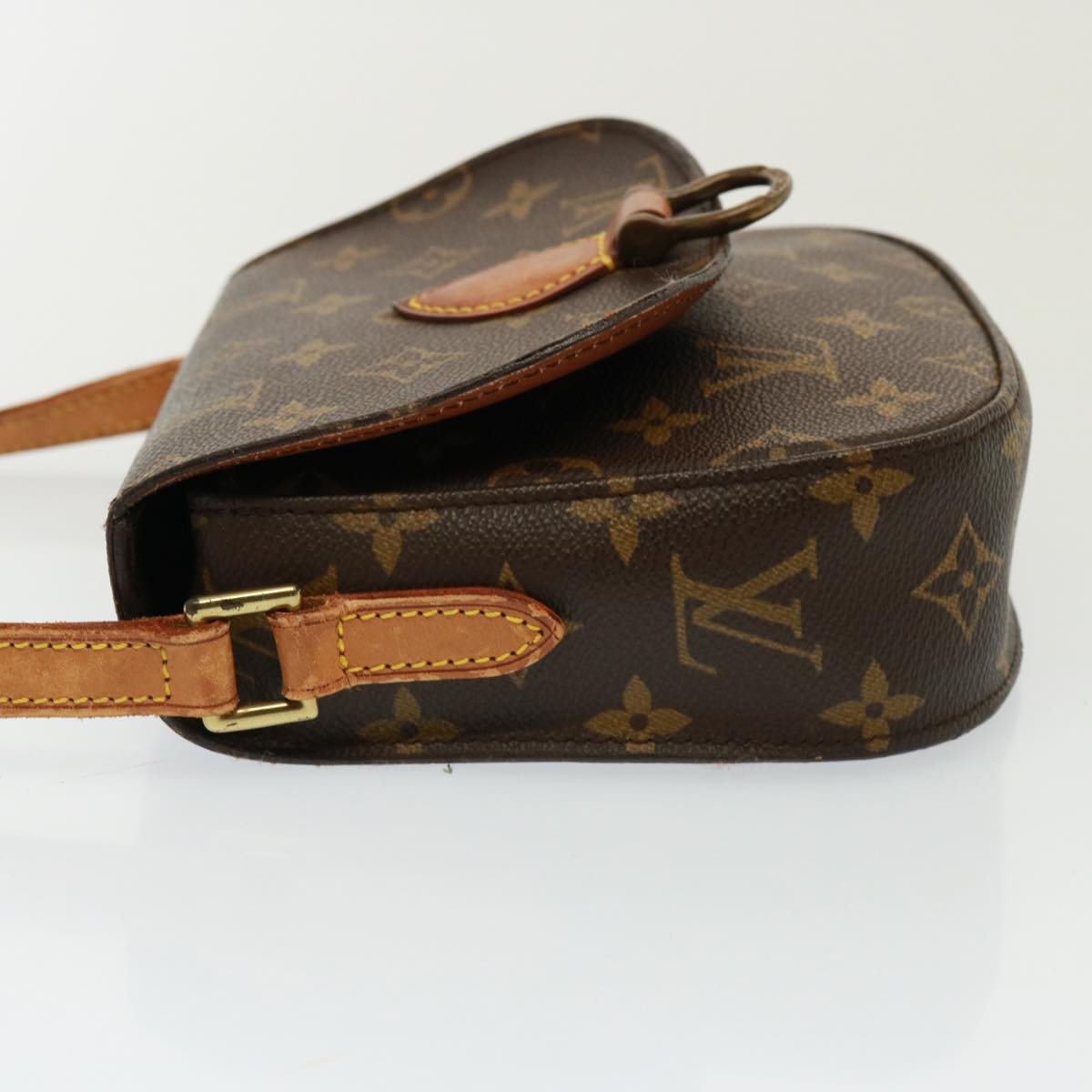 LOUIS VUITTON Monogram Saint Cloud PM Shoulder Bag M51244 LV Auth 79040