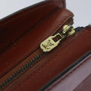LOUIS VUITTON Epi Riviera Hand Bag Brown M48183 LV Auth 79047-10