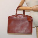 LOUIS VUITTON Epi Riviera Hand Bag Brown M48183 LV Auth 79047-24