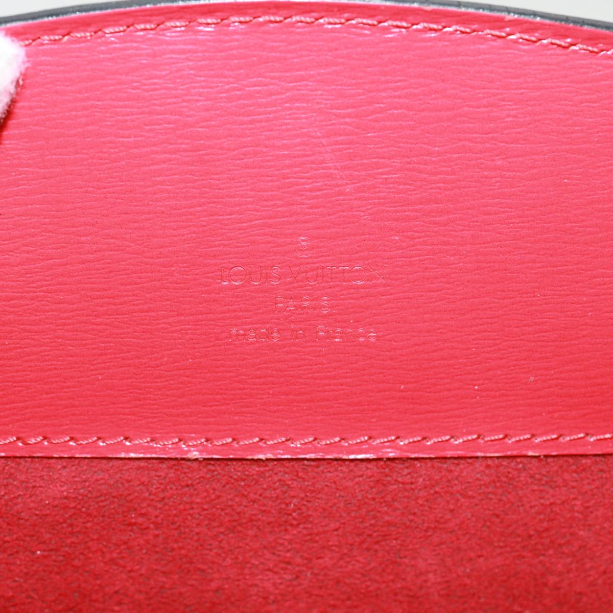 LOUIS VUITTON Epi Cluny Shoulder Bag Red M52257 LV Auth 79051