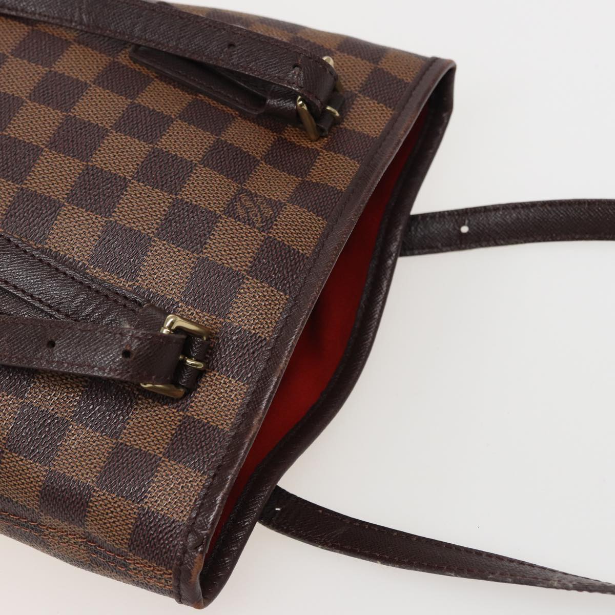 LOUIS VUITTON Damier Ebene Marais Shoulder Bag N42240 LV Auth 79058