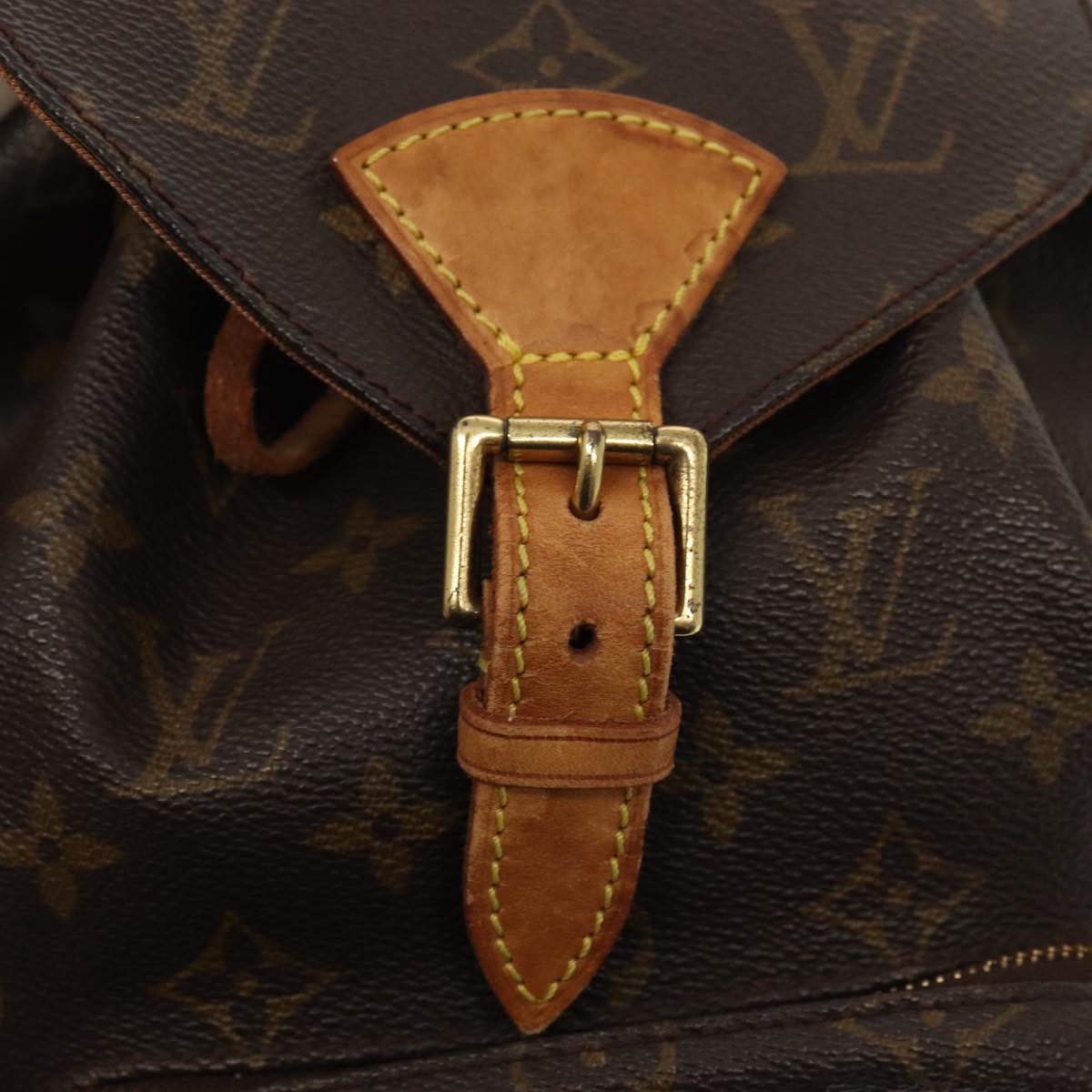 LOUIS VUITTON Monogram Montsouris MM Backpack M51136 LV Auth 79071