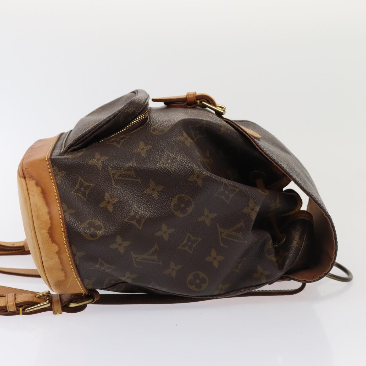 LOUIS VUITTON Monogram Montsouris MM Backpack M51136 LV Auth 79071