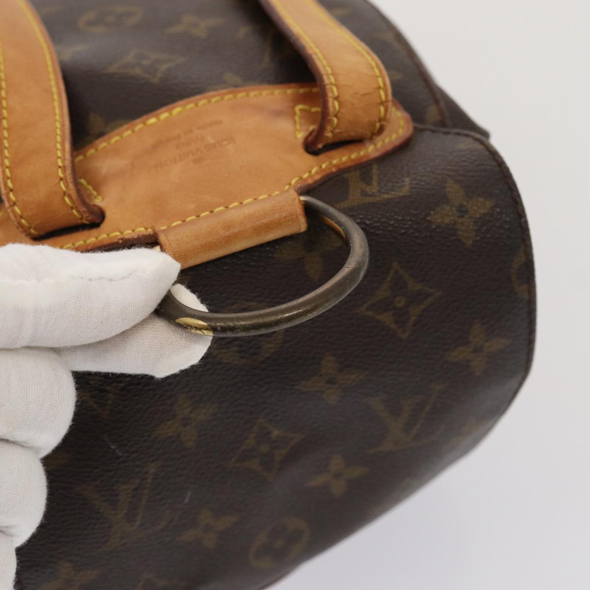 LOUIS VUITTON Monogram Montsouris MM Backpack M51136 LV Auth 79071