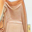 CELINE Macadam Canvas Hand Bag PVC Brown Auth 79102-21