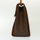 CELINE Macadam Canvas Hand Bag PVC Brown Auth 79102-4