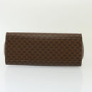 CELINE Macadam Canvas Hand Bag PVC Brown Auth 79102-5