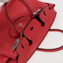 HERMES Birkin 30 Hand Bag Taurillon Clemence Leather Pink Auth 79114S-19