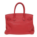 HERMES Birkin 30 Hand Bag Taurillon Clemence Leather Pink Auth 79114S-3