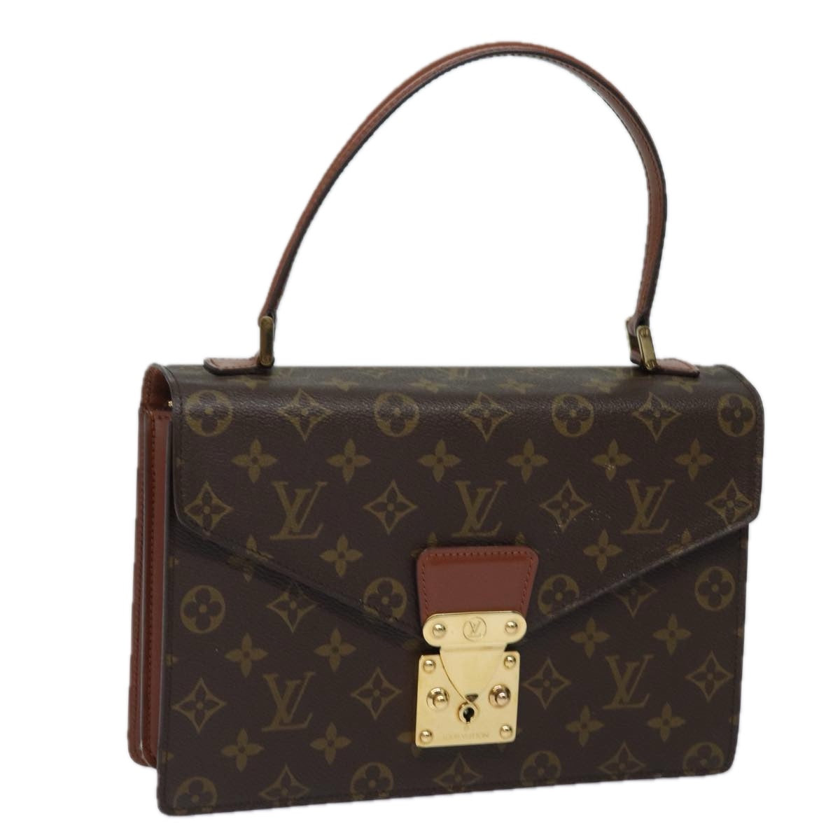 LOUIS VUITTON Monogram Concorde Hand Bag M51190 LV Auth 79126