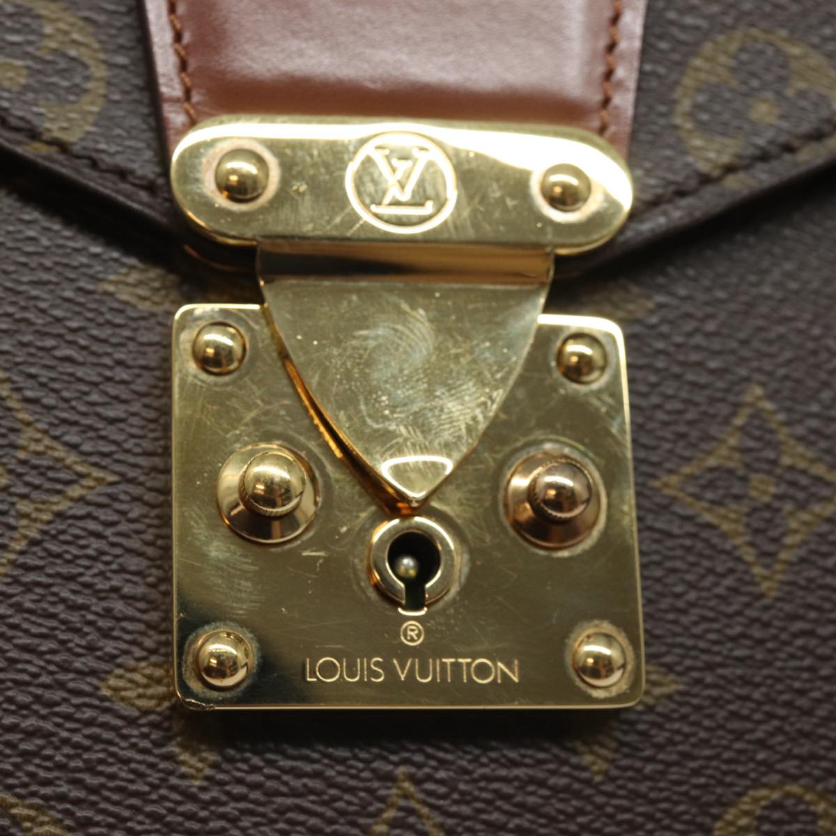 LOUIS VUITTON Monogram Concorde Hand Bag M51190 LV Auth 79126