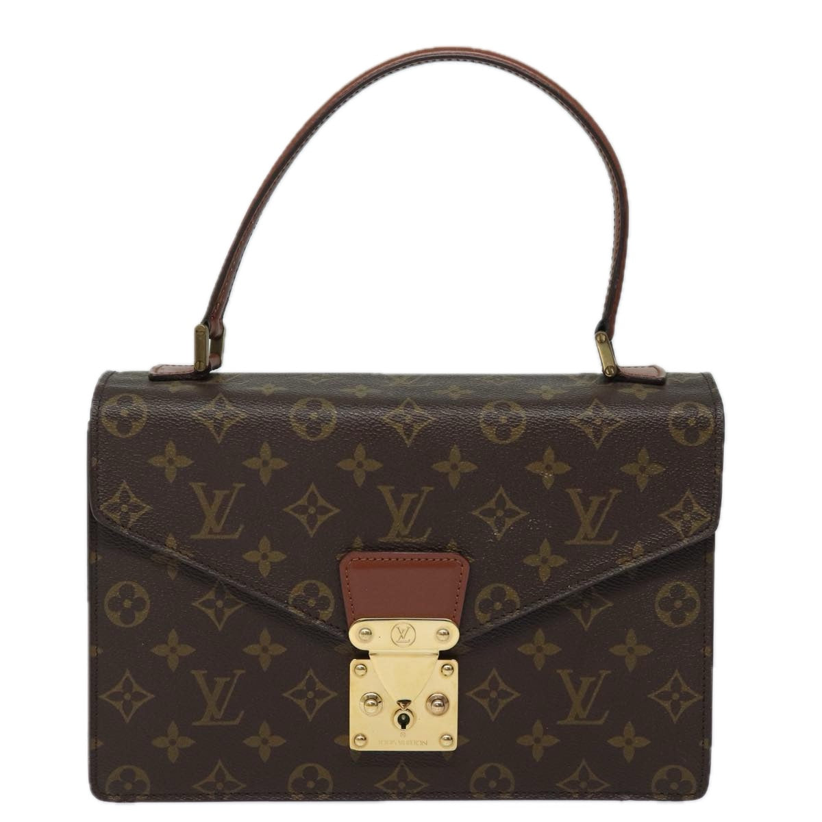 LOUIS VUITTON Monogram Concorde Hand Bag M51190 LV Auth 79126