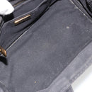 PRADA Canapa PM Hand Bag Canvas 2way Black Auth 79141-11