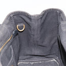 PRADA Canapa PM Hand Bag Canvas 2way Black Auth 79141-18