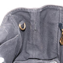 PRADA Canapa PM Hand Bag Canvas 2way Black Auth 79141-19