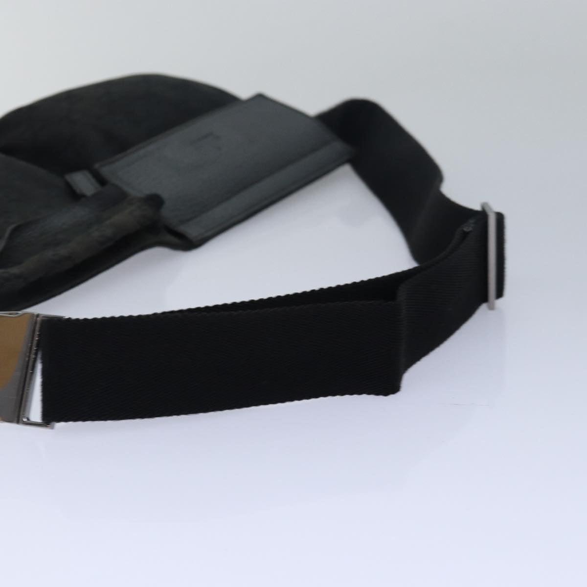 GUCCI GG Canvas Waist bag Black 28566 Auth 79171