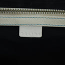 CELINE Hand Bag Suede Blue Auth 79185-17