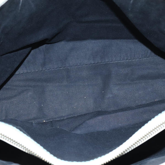 CELINE Hand Bag Suede Blue Auth 79185