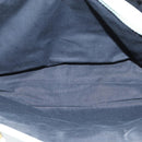 CELINE Hand Bag Suede Blue Auth 79185-10