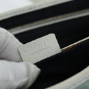 CELINE Hand Bag Suede Blue Auth 79185-12