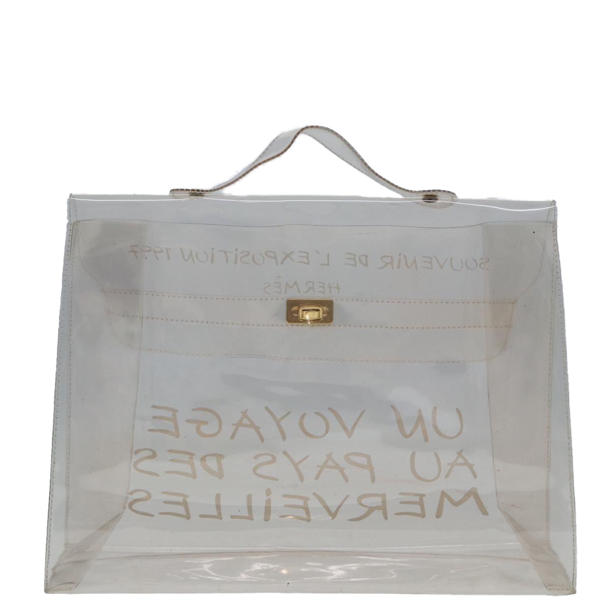 HERMES Vinyl Kelly  Vinyl Clear Auth 79195 - 0